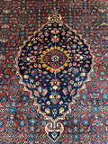 27375-Bidjar Hand-Knotted/Handmade Persian Rug/Carpet Traditional/ Authentic/ Size: 6'7"x 4'3"/201cm x 130cm