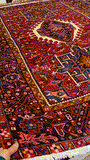 27379- Garadjeh Hand-Knotted/Handmade Persian Rug/Carpet Traditional/Authentic/Size: 6'5" x 4'9"/196cm x 145cm