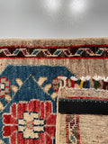 26331-Chobi Ziegler Hand-Knotted/Handmade Afghan Rug/Carpet Modern Authentic/Size: 2'0" x 1'3"/61cm x 38cm