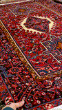 27380- Garadjeh Hand-Knotted/Handmade Persian Rug/Carpet Traditional/Authentic/Size: 6'6" x 4'8"/198cm x 142cm