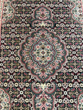 27401- Tabriz Persian Hand-knotted Carpet Authentic/Traditional Carpet/Rug/Size: 5'2" x 3'3"/157cm x 99cm