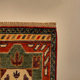 26677 -  Hand-knotted Contemporary Chobi Ziegler /Modern Carpet/Rug / Size: 2'0" x1'3"