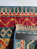 26694 -  Hand-knotted Contemporary Chobi Ziegler /Modern Carpet/Rug / Size: 2'0" x1'3"