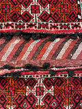 27402- Shiraz Antique Camel Bag Persian Hand-knotted/Authentic/Nomadic/Tribal/ Size: 2'8" x 2'3" /81cm x 69cm
