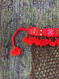 27403- Shiraz Tent Decor Persian Handmade/ Antique Authentic/Nomadic/Tribal/ Size: 5'1" x 2'9" / 155cm x 84cm
