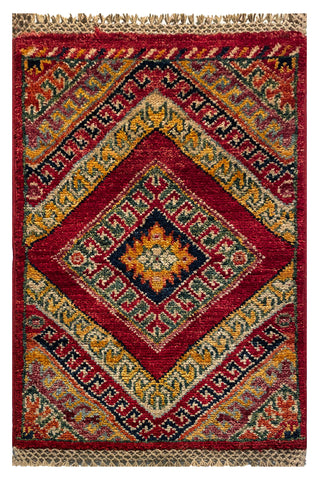 26671 -  Hand-knotted Contemporary Chobi Ziegler /Modern Carpet/Rug / Size: 2'0" x1'3"