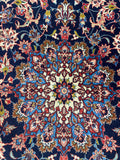 27399- Isfahan Persian Signed- Isfahan Keyomarse Taheri Dolatabadi / Hand-Knotted Authentic/Traditional Carpet/Rug/ Size: 5'6" x 3'7"/168cmx 109cm