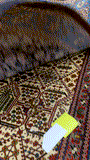 27399- Isfahan Persian Signed- Isfahan Keyomarse Taheri Dolatabadi / Hand-Knotted Authentic/Traditional Carpet/Rug/ Size: 5'6" x 3'7"/168cmx 109cm