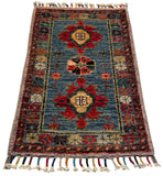 26579 -  Hand-knotted Contemporary Chobi Ziegler /Modern Carpet/Rug / Size: 2'0" x1'3"