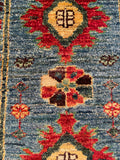 26579 -  Hand-knotted Contemporary Chobi Ziegler /Modern Carpet/Rug / Size: 2'0" x1'3"