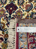27396- Isfahan Persian Hand-Knotted Authentic/Traditional Carpet/Rug/ Size: 5'7" x 3'7"/173cmx 109cm