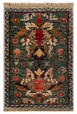 26670 - Chobi Hand-Knotted/Handmade Afghan Tribal/Nomadic Authentic/Size: 2'0" x 1'3"