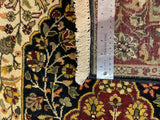27393- Royal Heriz Hand-Knotted/Handmade Indian Rug/Carpet Traditional/Authentic/Size 12'0" x 2'6"/366cmx 76cm