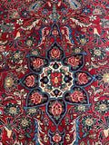 27392-Bidjar Hand-Knotted/Handmade Persian Rug/Carpet Traditional/ Authentic/ Size: 7'0"x 4'6"/213cm x 137cm