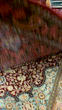 27392-Bidjar Hand-Knotted/Handmade Persian Rug/Carpet Traditional/ Authentic/ Size: 7'0"x 4'6"/213cm x 137cm