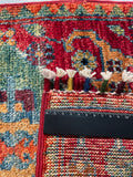 26320-Chobi Ziegler Hand-Knotted/Handmade Afghan Rug/Carpet Modern Authentic/Size: 1'9" x 1'3"