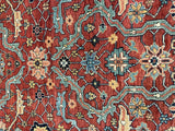 27389- Royal Heriz Hand-Knotted/Handmade Indian Rug/Carpet Traditional/Authentic/Size: 11'8" x 8'9"/356cmx 267cm