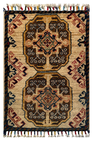 26185 -  Hand-knotted Contemporary Chobi Ziegler /Modern Carpet/Rug / Size: 2'0" x 1'3"