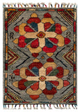 26176 -  Hand-knotted Contemporary Chobi Ziegler /Modern Carpet/Rug / Size: 2'0" x1'4"