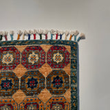 26572 -  Hand-knotted Contemporary Chobi Ziegler /Modern Carpet/Rug / Size: 2'0" x1'3"