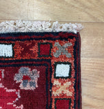 26559-Chobi Ziegler Hand-Knotted/Handmade Afghan Rug/Carpet Modern Authentic/Size: 2'0" x 1'3"/61cm x 38cm