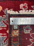 26559-Chobi Ziegler Hand-Knotted/Handmade Afghan Rug/Carpet Modern Authentic/Size: 2'0" x 1'3"/61cm x 38cm
