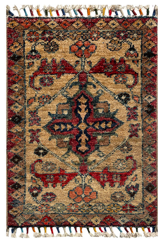 26173 -  Hand-knotted Contemporary Chobi Ziegler /Modern Carpet/Rug / Size: 2'0" x1'3"