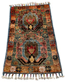 26551 -  Hand-knotted Contemporary Chobi Ziegler /Modern Carpet/Rug / Size: 2'0" x1'3"