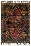 26555 -  Hand-knotted Contemporary Chobi Ziegler /Modern Carpet/Rug / Size: 2'0" x1'3"