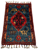 26552 -  Hand-knotted Contemporary Chobi Ziegler /Modern Carpet/Rug / Size: 2'0" x1'3"