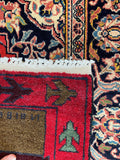 27853B- Balutch War Rug/ Afghan Hand-knotted Authentic/Nomadic/ Tribal Rug/Carpet/ Size: 5'0" x 3'7"/152cm x 109cm