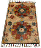 26556 -  Hand-knotted Contemporary Chobi Ziegler /Modern Carpet/Rug / Size: 2'0" x1'3"