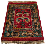 26678 -  Hand-knotted Contemporary Chobi Ziegler /Modern Carpet/Rug / Size: 2'0" x1'3"