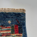 26688 -  Hand-knotted Contemporary Chobi Ziegler /Modern Carpet/Rug / Size: 2'0" x1'3"