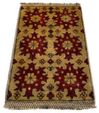 26674 - Hand-knotted Contemporary Chobi Ziegler /Modern Carpet/Rug / Size: 2'0" x 1'3"