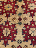 26674 - Hand-knotted Contemporary Chobi Ziegler /Modern Carpet/Rug / Size: 2'0" x 1'3"