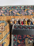 26499-Chobi Ziegler Hand-Knotted/Handmade Afghan Rug/Carpet Modern Authentic/Size: 3'3" x 1'6"