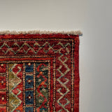 26332-Chobi Ziegler Hand-Knotted/Handmade Afghan Rug/Carpet Modern Authentic/Size: 3'3" x 1'7"