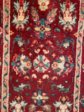 26273-Chobi Ziegler Hand-Knotted/Handmade Afghan Rug/Carpet Modern Authentic/Size: 3'2" x 1'7"/97cm x 48cm