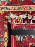 26273-Chobi Ziegler Hand-Knotted/Handmade Afghan Rug/Carpet Modern Authentic/Size: 3'2" x 1'7"/97cm x 48cm