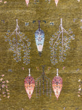 24880- Chobi Ziegler Hand-knotted/Handmade Indian Rug/Carpet Traditional Authentic/Size: 10'1" x 7'11"/307cm x 241cm