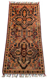 26252-Chobi Ziegler Hand-Knotted/Handmade Afghan Rug/Carpet Modern Authentic/Size: 3'3" x 1'5"