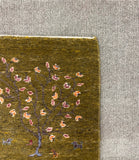 24880- Chobi Ziegler Hand-knotted/Handmade Indian Rug/Carpet Traditional Authentic/Size: 10'1" x 7'11"/307cm x 241cm