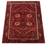 24970-Heriz Hand-Knotted/Handmade Persian Rug/Carpet Traditional/Authentic/ Size/: 10'11" x 7'10"/333cm x 239cm