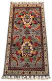 26246 - Hand-knotted Contemporary Chobi Ziegler /Modern Carpet/Rug / Size: 3'3" x 1'7"