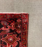 24970-Heriz Hand-Knotted/Handmade Persian Rug/Carpet Traditional/Authentic/ Size/: 10'11" x 7'10"/333cm x 239cm
