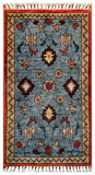 26508-Chobi Ziegler Hand-Knotted/Handmade Afghan Rug/Carpet Modern Authentic/Size: 3'1" x 1'6"