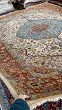 27841- Royal Heriz Hand-Knotted/Handmade Indian Rug/Carpet Traditional/Authentic/Size: 9'10" x 7'10"/300cmx 239cm