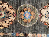 26476-Chobi Ziegler Hand-Knotted/Handmade Afghan Rug/Carpet Modern Authentic/Size: 3'3" x 1'7"