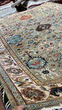 27840- Royal Heriz Hand-Knotted/Handmade Indian Rug/Carpet Traditional/Authentic/Size: 9'11" x 7'11"/301cmx 241cm